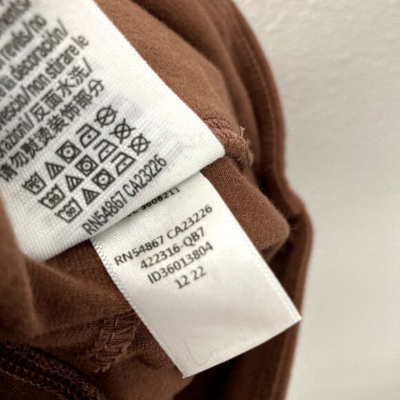 Pink by Victoria's Secret Twist Waist Biker Shorts - Brown - Medium - Picture 5 of 7